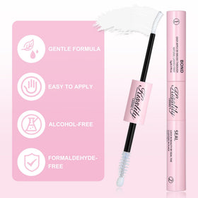 Kisslily removal demonstration with makeup remover illustrating gentle dissolving