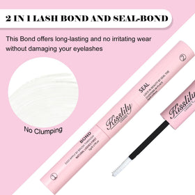 Kisslily spiral brush texture detail for smooth even adhesive application