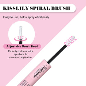 Kisslily travel-size bottle beside a coin showing compact carry convenience