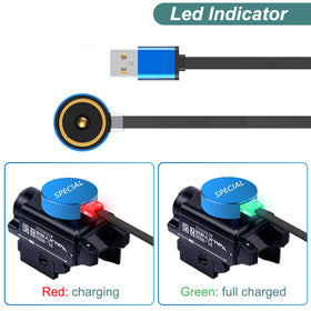 Kissmart MCC cable next to ruler showing 1m length for portable, versatile reach