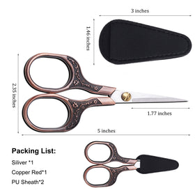 KISTARCH scissors trimming beard hair for neat grooming control