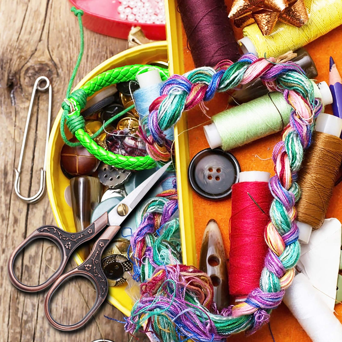 KISTARCH on a sewing table among threads showcasing handy craft use