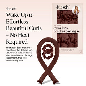 Kitsch 34-inch satin curler full length for long hair styling