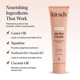 Kitsch jar held in hand to show 5.3 oz scale and travel-friendly benefit