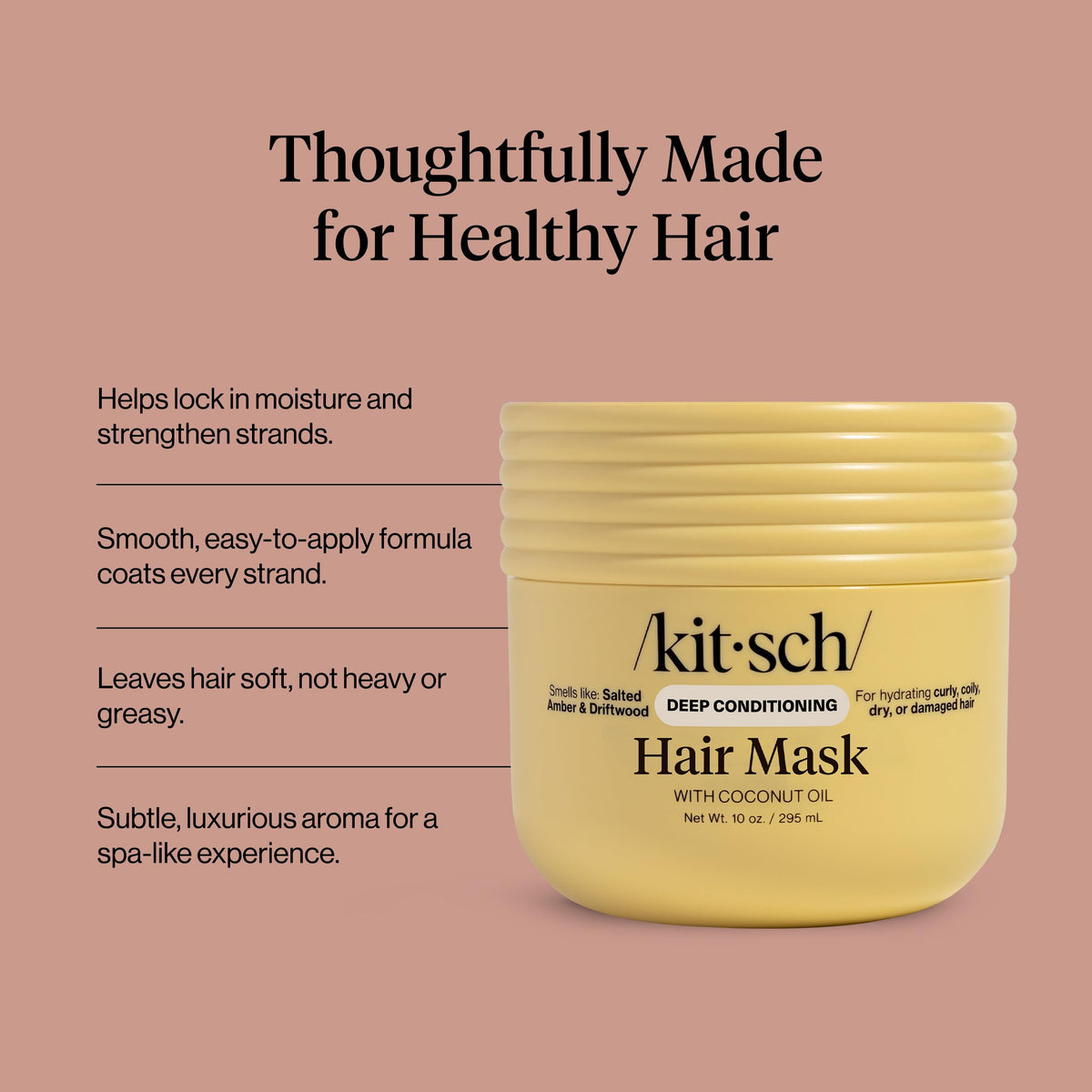 Kitsch application in shower demonstrating smooth distribution and detangling