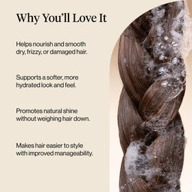 Kitsch applied to wet hair demonstrating detangling and manageability