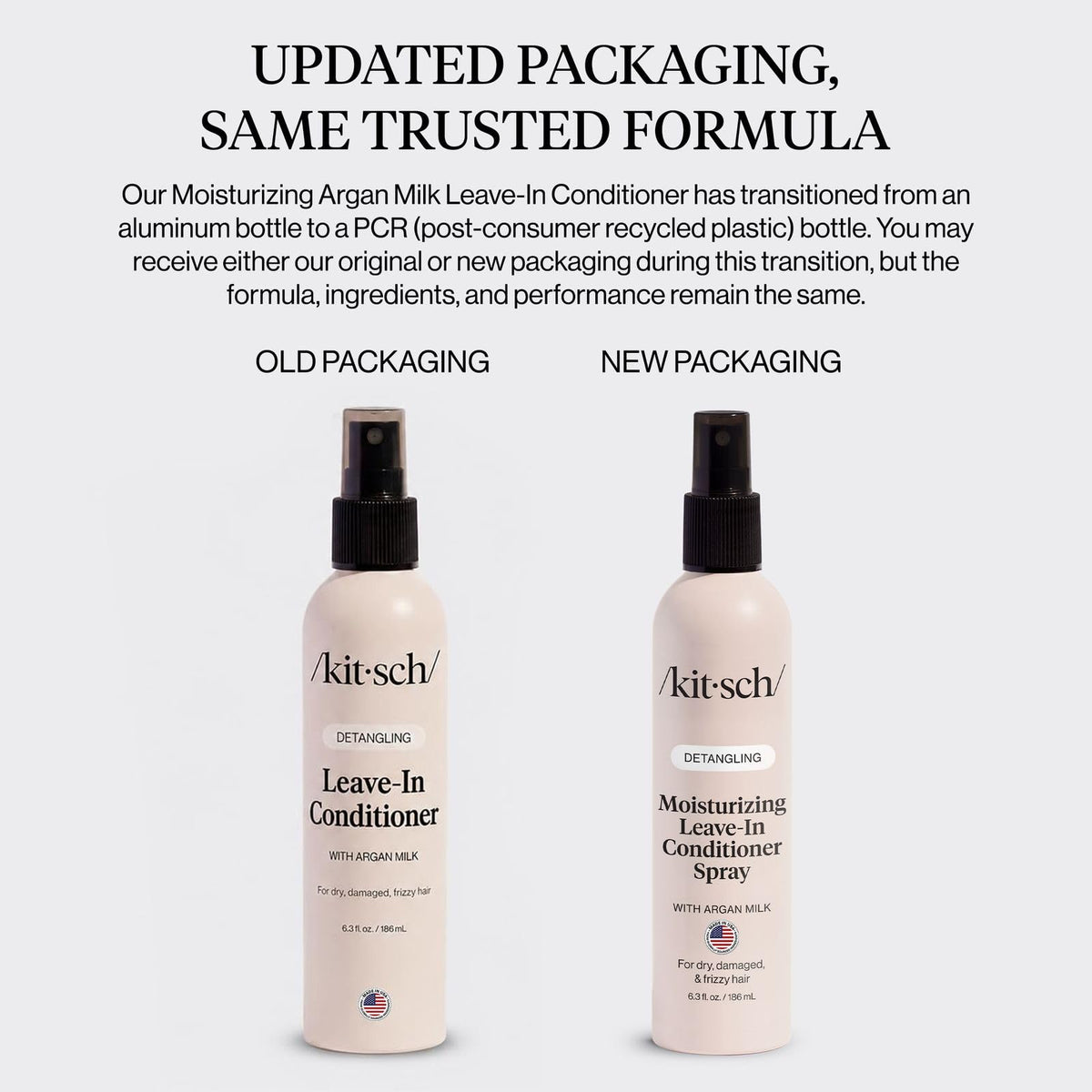 Kitsch creamy spray texture on hand illustrating lightweight absorbency