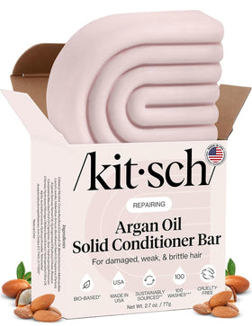 Kitsch front packaging showing eco-friendly conditioner bar and benefits