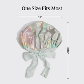 Kitsch Aura roomy crown side view protecting voluminous hair overnight