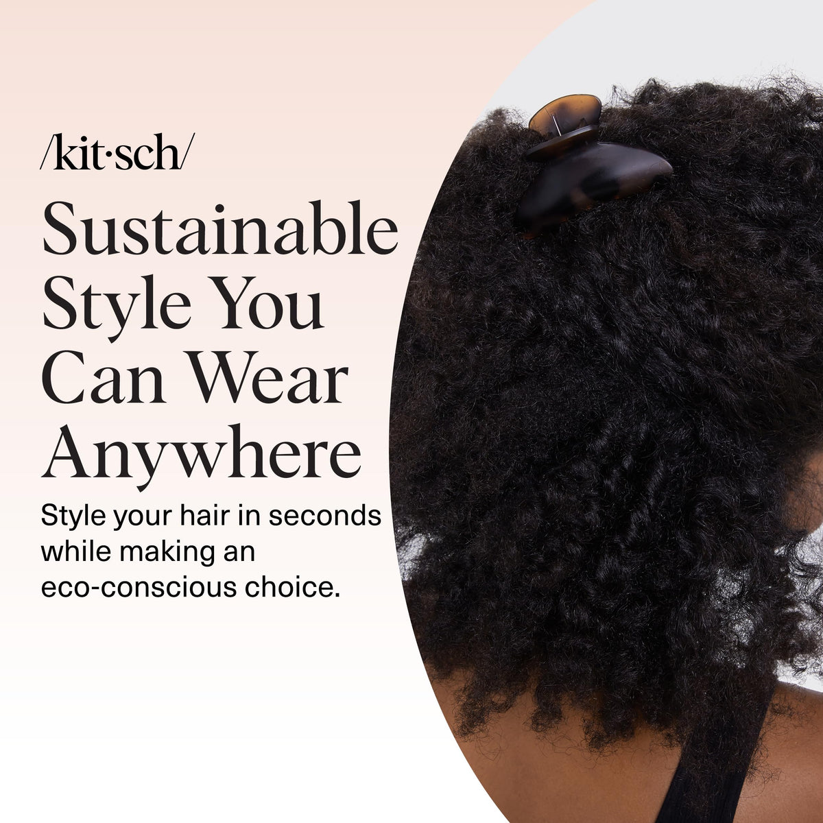 Kitsch clip in beach setting showing lightweight, durable travel styling