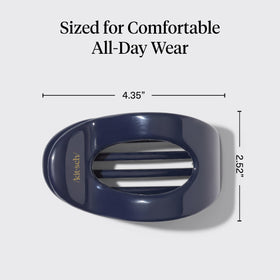 Kitsch clip securing thick hair with strong, non-slip hold and comfort