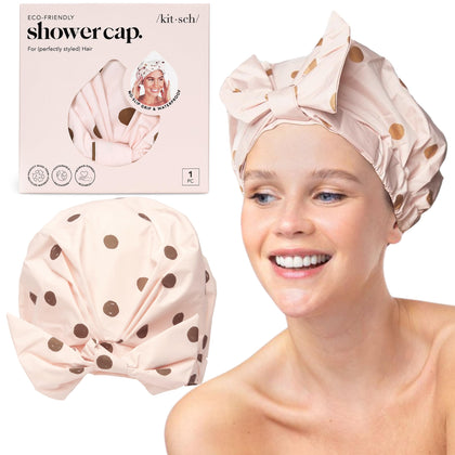 Kitsch blush dot front view showing elegant waterproof design and coverage