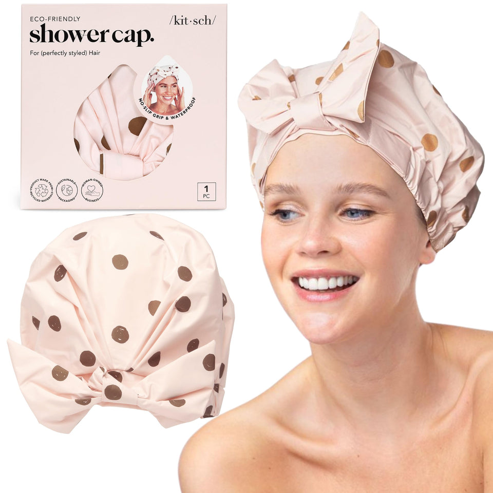Kitsch blush dot front view showing elegant waterproof design and coverage