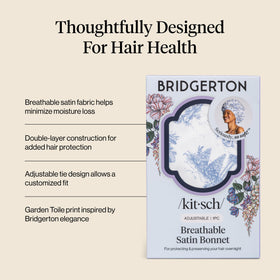 Kitsch Bridgerton adjustable tie band detail offering secure customizable fit