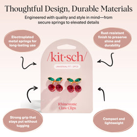 Kitsch visible spring mechanism with electroplated metal for reliable hold