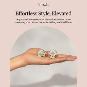Kitsch clips stored in a cosmetic bag for organized, on-the-go convenience