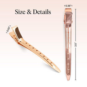 Kitsch clips holding thick curly hair with no slipping or pulling