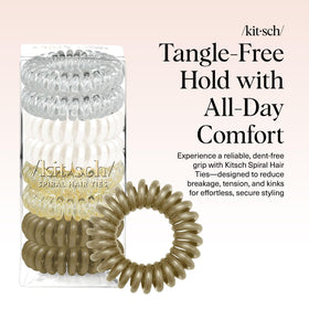 Kitsch close-up of coiled texture highlighting smooth, dent-free design