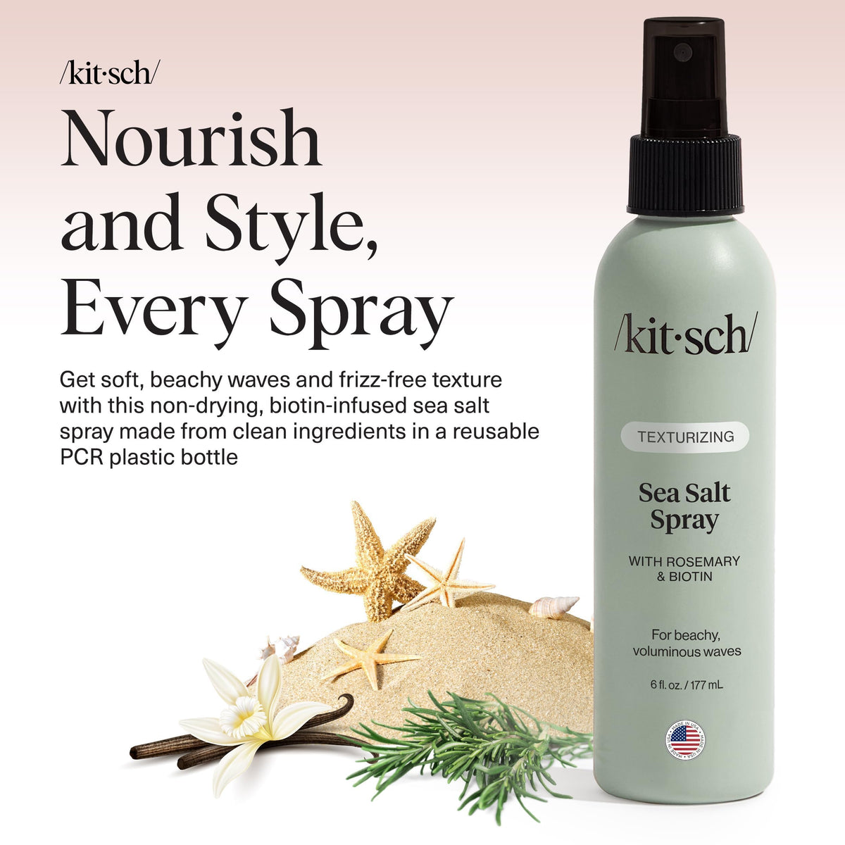 Kitsch close-up nozzle view highlighting easy spray application benefit
