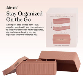 Kitsch silicone band detail highlighting secure leak-proof closure