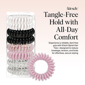 Kitsch close-up of spiral texture, highlighting smooth plastic that prevents snags