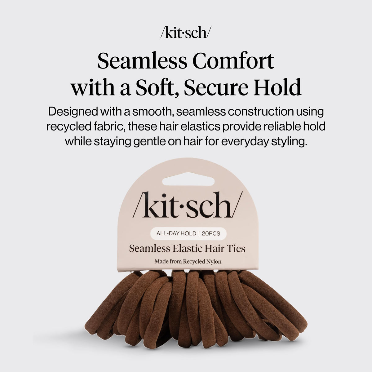 Kitsch close-up of nylon texture, soft surface protects hair