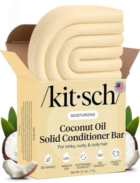 Kitsch conditioner bar front packaging showing brand and bar benefits