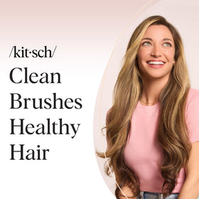 Kitsch cleaner stored in a salon drawer showing organized professional use