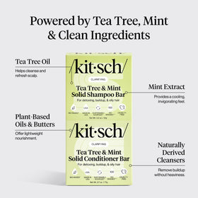 Kitsch conditioner bar detail with ridges for easier grip and use