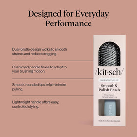 Kitsch cushioned pad detail demonstrating flexible scalp-adapting comfort and reduced pulling