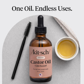 Kitsch oil massaged into cuticles after manicure to hydrate and soften skin