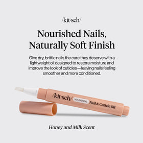 Kitsch brush-tip close-up demonstrating precise, mess-free cuticle application