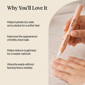 Kitsch oil texture drop highlighting quick-absorbing jojoba blend benefit