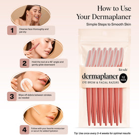 Kitsch razor shaping brows with precision for neat eyebrow definition
