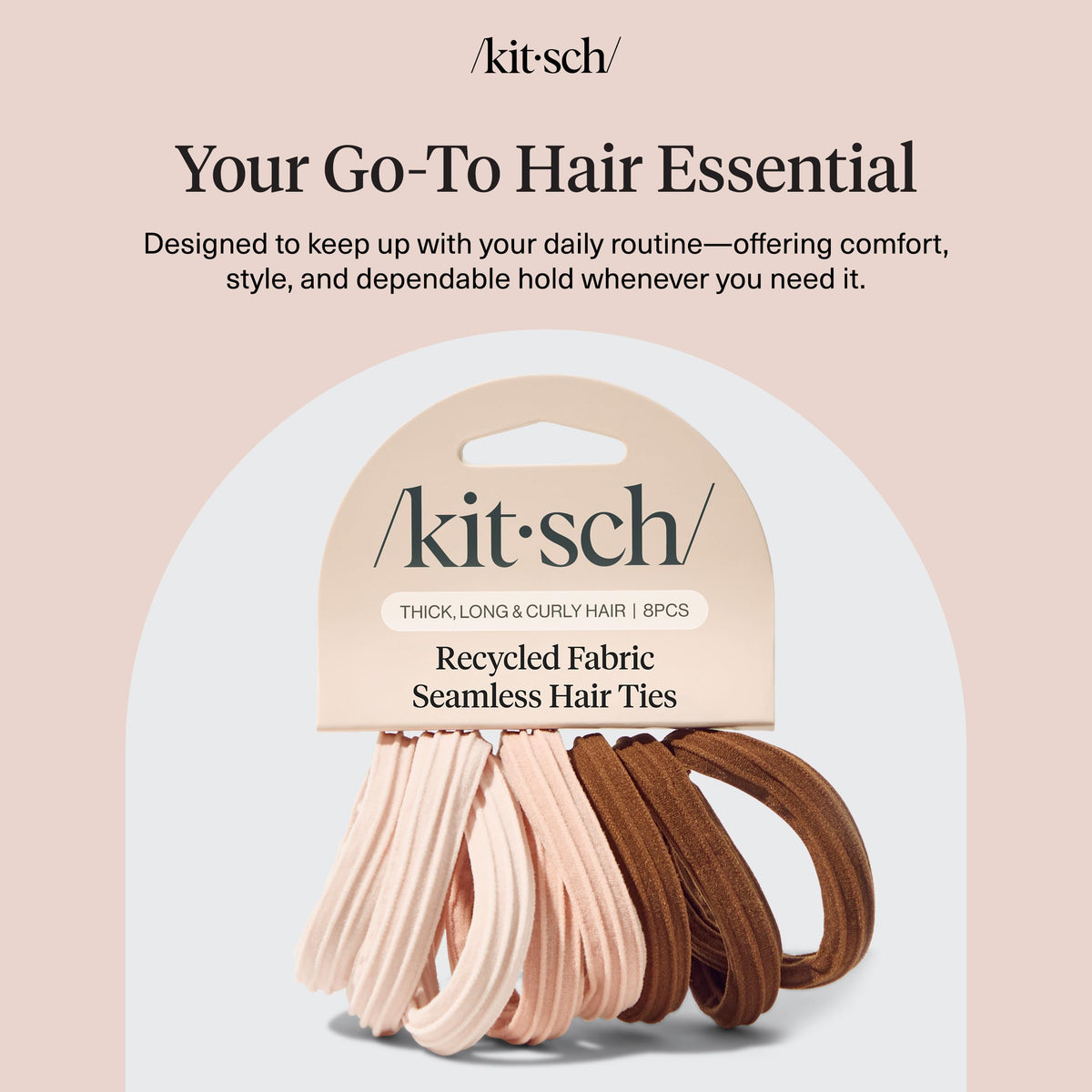 Kitsch eight-piece set arranged to show color consistency and extras