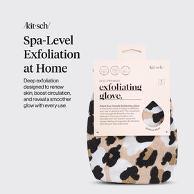 Kitsch close-up texture reveals woven surface for effective dead skin removal benefit