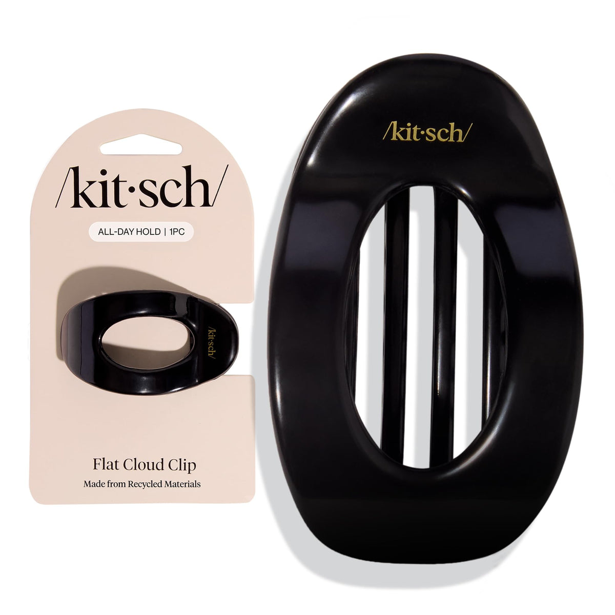 Kitsch clip on pillow showing flat comfort for resting without pressure