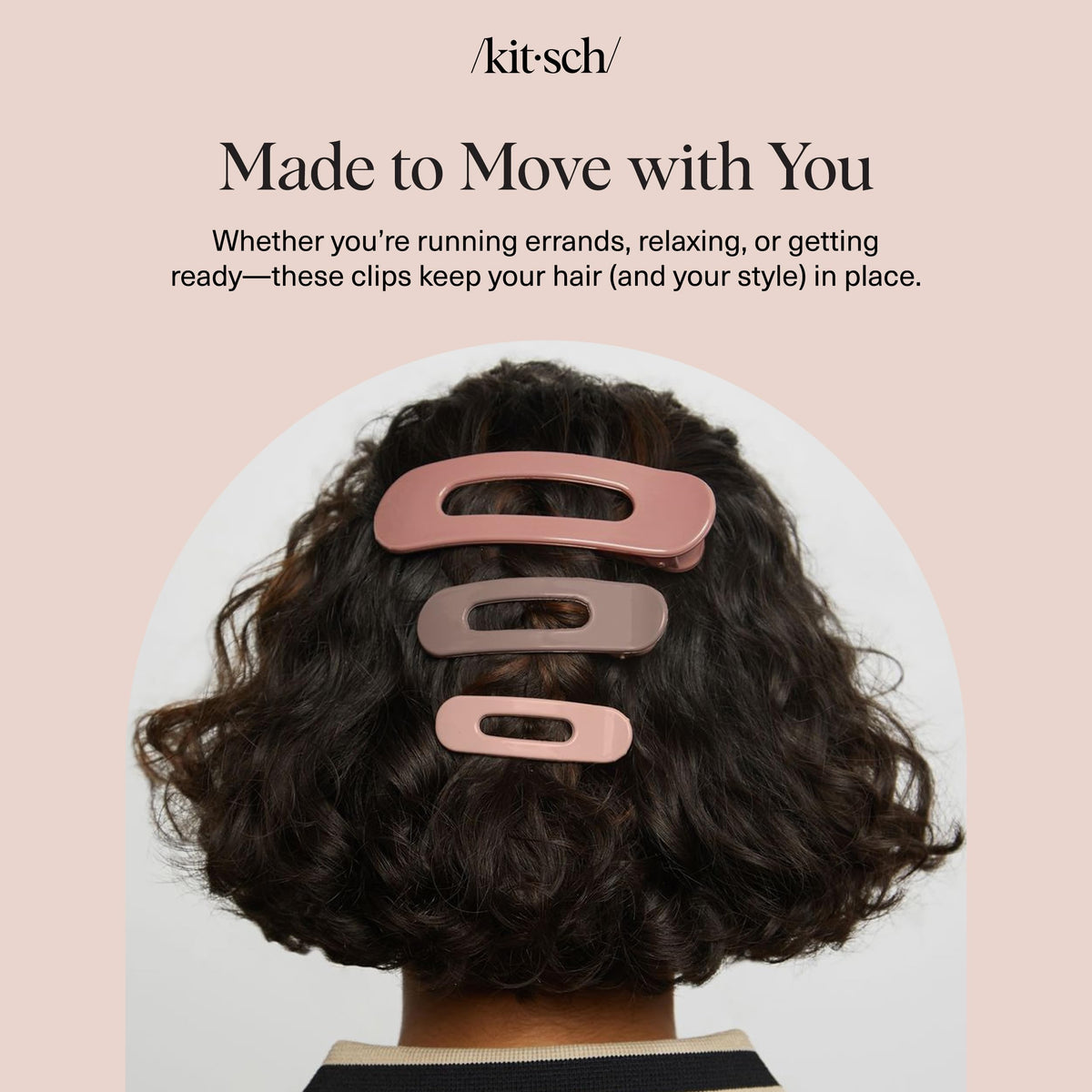 Kitsch flat claw retail packaging in terracotta emphasizing sustainable design