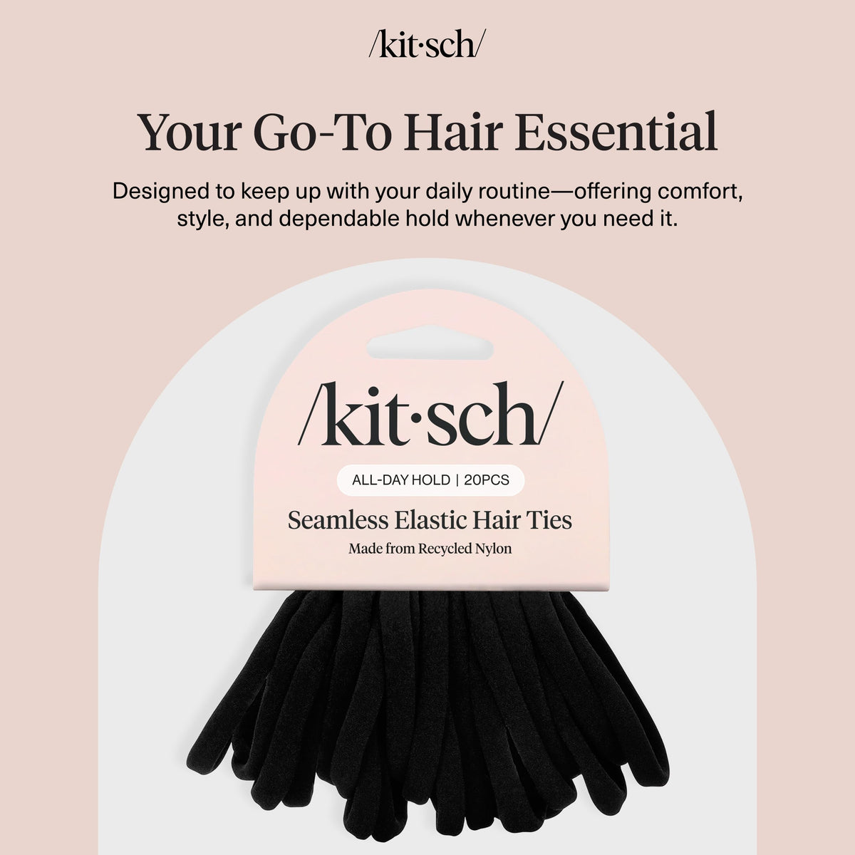 Kitsch flat lay with everyday essentials demonstrating convenient carry benefit