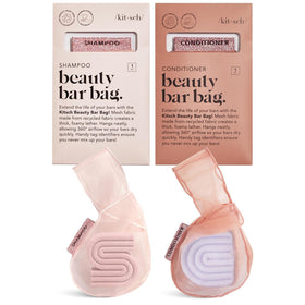 kitsch front packaging showing blush and terracotta pouches, tidy travel storage benefit