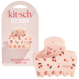 Kitsch cherry clip front view showcasing print and secure hold