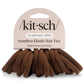 Kitsch front packaging showing chocolate hair ties, ready-to-use convenience