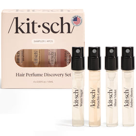 Kitsch discovery set front packaging showing four mini sprays and benefits