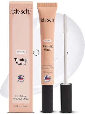 Kitsch front packaging showing travel-size wand and branding for easy styling