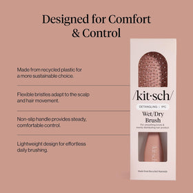 Kitsch non-slip handle detail offering steady grip and easier styling control