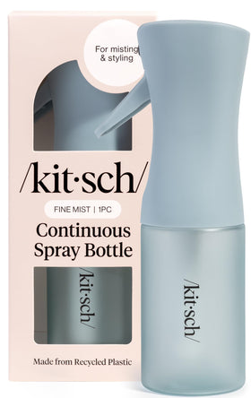 Kitsch haze blue bottle front view showing sleek design and travel readiness