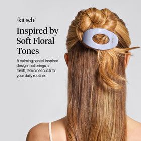 Kitsch side profile of hydrangea breeze clip highlighting comfortable fit