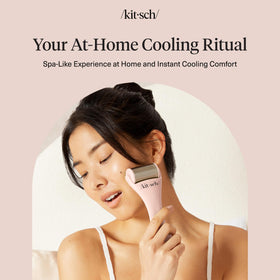 Kitsch roller in a spa-style setting highlighting relaxing at-home facial ritual