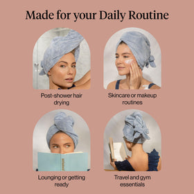 Kitsch towel wrap packed in a gym bag showing travel convenience and quick-dry benefit