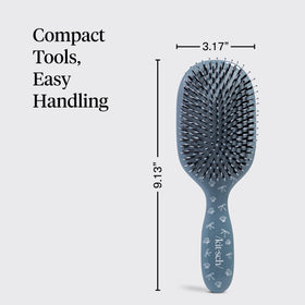 Kitsch brush in hand for size and portability benefit